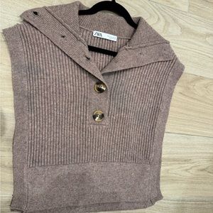 Zara sweater poncho